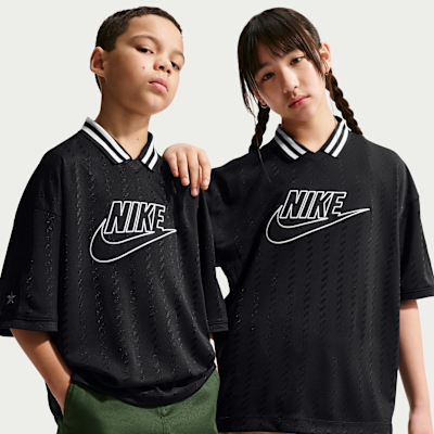 希少XXL palce nike jersey black Nike Sportswear Older Kids' Short-Sleeve Jersey. Nike PT